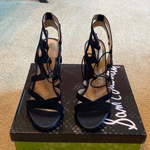 Black Suede heels Sam Edelman